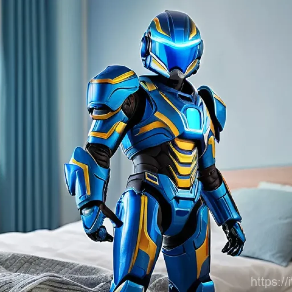 미니특공대 캐릭터별 변신 아이템 - **Miniforce Hero Transformation Sequence:** A dynamic shot of a spirited Italian child, approximatel...